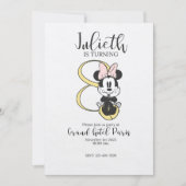 Vintage Minnie Mouse invitation fancy Kaart (Voorkant)