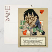 Vintage Miser Postcard Briefkaart (Voorkant / Achterkant)