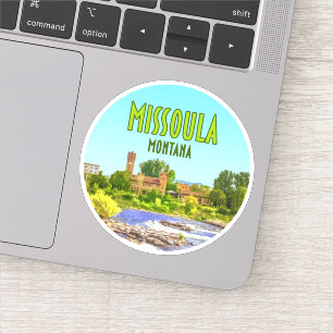 Vintage Missoula Montana Sticker