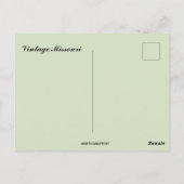 Vintage Missouri Briefkaart (Achterkant)