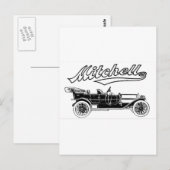 Vintage Mitchell Six Automobile Briefkaart (Voorkant / Achterkant)