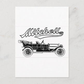 Vintage Mitchell Six Automobile Briefkaart