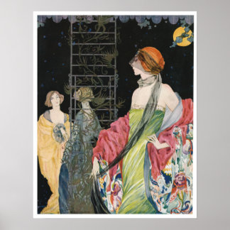 Vintage Mode Adverteren Poster