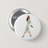 Vintage Mode Afbeelding Button (Voorkant /achterkant)