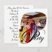 Vintage mode kaart (Voorkant / Achterkant)