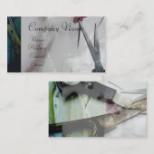 Vintage mode visitekaartje schaar (Voorkant / Achterkant)