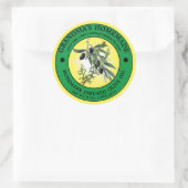 Vintage Modèle Étiquette à l'huile d'olive de Herb (Sac)