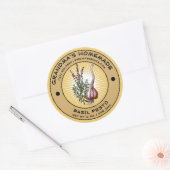 Vintage Modèle Étiquette Basil Pesto fait maison (Enveloppe)