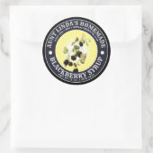 Vintage Modèle Étiquette de sirop de Blackberry fa (Sac)