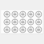 VINTAGE MODERNE | ÉTIQUETTE EAU (Feuille)