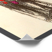 Vintage modevrouwen met lentekleding poster (Hoek)