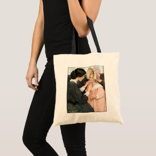 Vintage Moeder en Kind van Jessie Willcox Smith Tote Bag