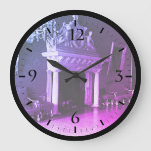 Vintage Monaco Prince's paleis Thron Room Horloge Grote Klok