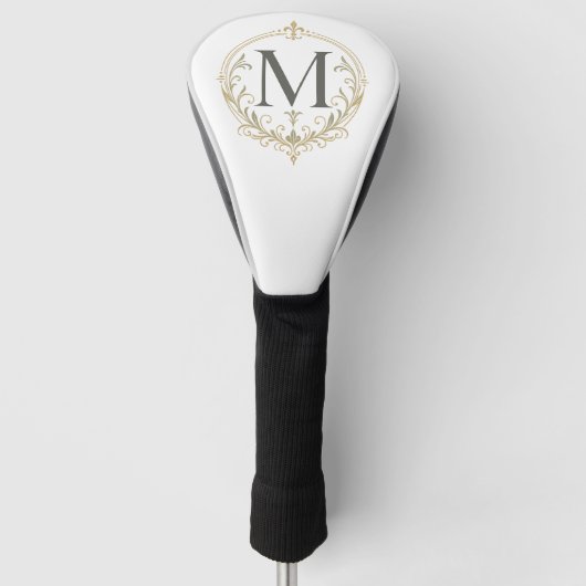 vintage monogram golfhoofdhoes golfheadcover (Voorkant)
