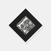 Vintage Monogram L Art Nouveau  Servet (Hoek)