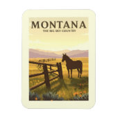 Vintage Montana Magneet (Verticaal)