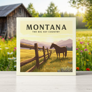 Vintage Montana Tegeltje
