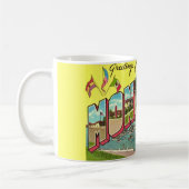 Vintage Monterey CA Salutation Mug (Gauche)