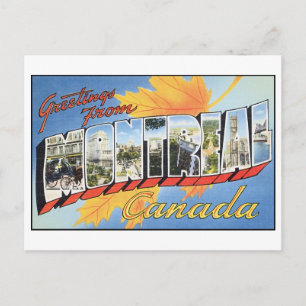 Vintage Montreal Briefkaart