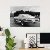 Vintage Mopar Drag - Cuda - Poster M. 5 & 50 (Bureau à domicile)