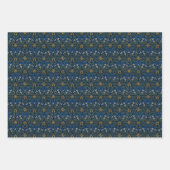 Vintage Morris symmetrisch bloempatroon Inpakpapier Vel (Voorkant 3)