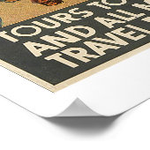 Vintage Moskou Intoerist Poster (Hoek)