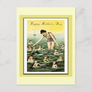Vintage Mother's Day Baby Swy Briefkaart