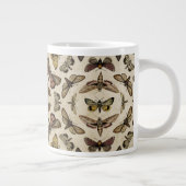 Vintage Moths Giant Café Mug (Droite)
