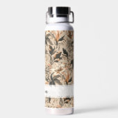 Vintage motif floral Bouteille d'eau personnelle (Arrière)
