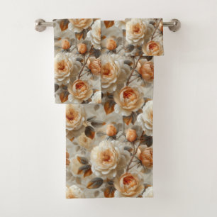 Vintage motif floral délicat.