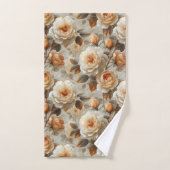 Vintage motif floral délicat. (Serviette à main)