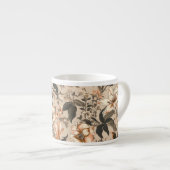 Vintage motif floral spécialité Mug (Devant droit)