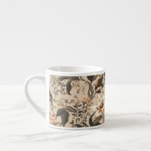 Vintage motif floral spécialité Mug