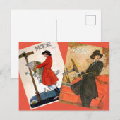 "Vintage Motor Magazine Covers" Briefkaart (Voorkant / Achterkant)