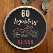 Vintage Motorcycle 60th Birthday Bike Party