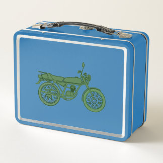 Vintage Motorcycle Lunchbox 