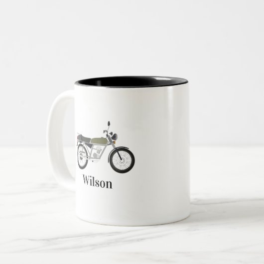 Vintage Motorcycle Mug  (Devant gauche)
