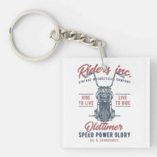 Vintage Motorcycle Riders Inc Sleutelhanger