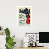 Vintage Moulin de la Galette Poster (Thuiskantoor)