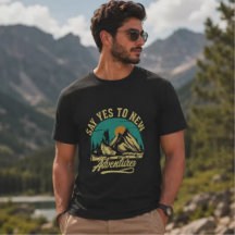 | Vintage Mountain Randonnée Graphique T-shirt