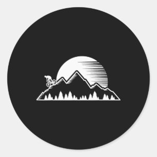 Vintage mountainbike MTB downhill fiets Ronde Sticker