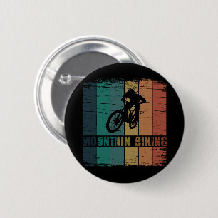 Vintage Mtb Downhill Mountainbiken Ronde Button 5,7 Cm