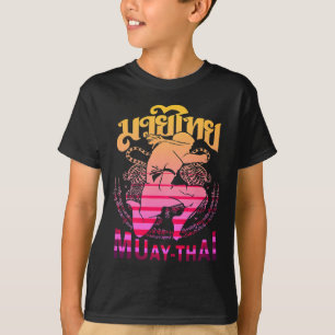Vintage Muay Thai-vechter Thailand Thai-boksen Kic T-shirt