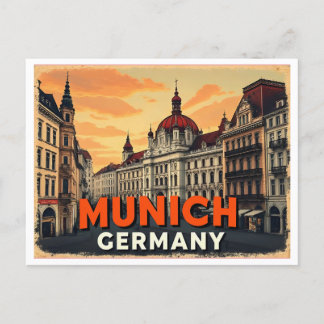 VINTAGE MÜNCHEN-DUITSLAND BRIEFKAART