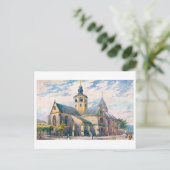 Vintage Munster in Hamelin, Germany Briefkaart (Staand voorkant)