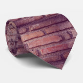 Vintage Mur de brique Motif cravate rustique - Uni (Roulé)