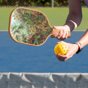 Vintage Muscinae, mosplanten door Ernst Haeckel Pickleball Paddle