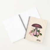 Vintage Mushroom et Floral Bullet Journal (Intérieur)