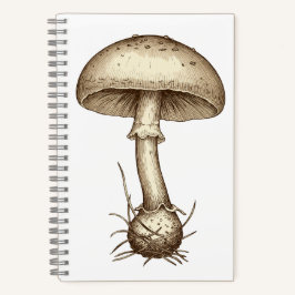 Vintage Mushrooms Notitieboek