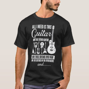 Vintage Music Alles Wat Ik Nodig Heb Gitaar Instr T-shirt